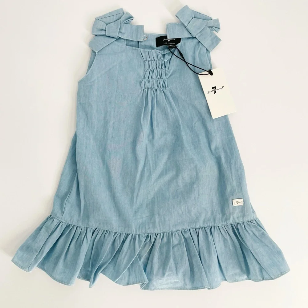 NEW 7 for All Mankind Bow Dress with Bloomers